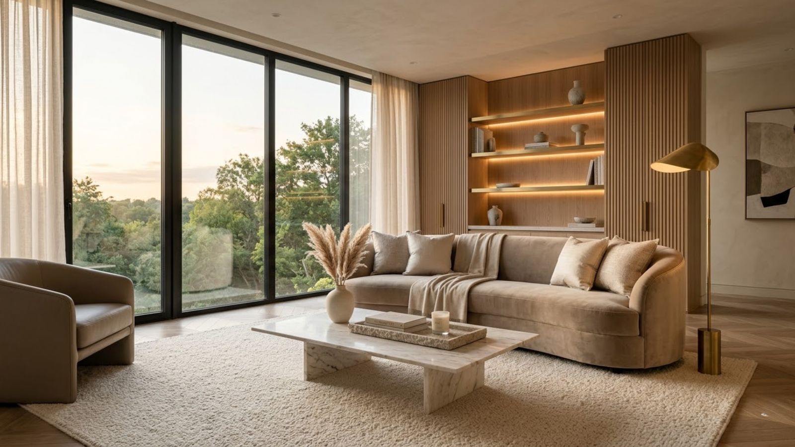 Modern Luxury Interiors: The Power of Texture, Comfort & Design