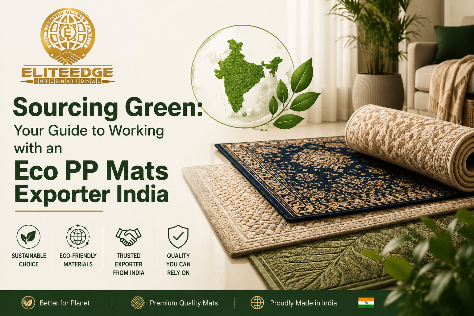 Sourcing Green: Your Guide to Working with an Eco PP Mats Exporter India
