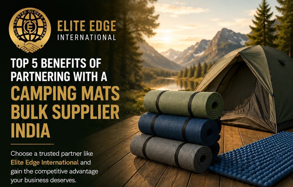 Top 5 Benefits of Partnering with a Camping Mats Bulk Supplier India