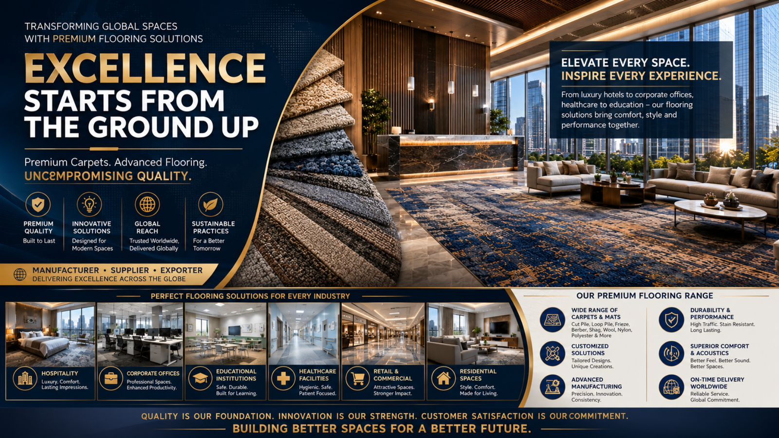 Elite Edge International: Transforming Global Spaces Through Premium Carpets, Advanced Flooring Solutions, and Uncompromising Quality